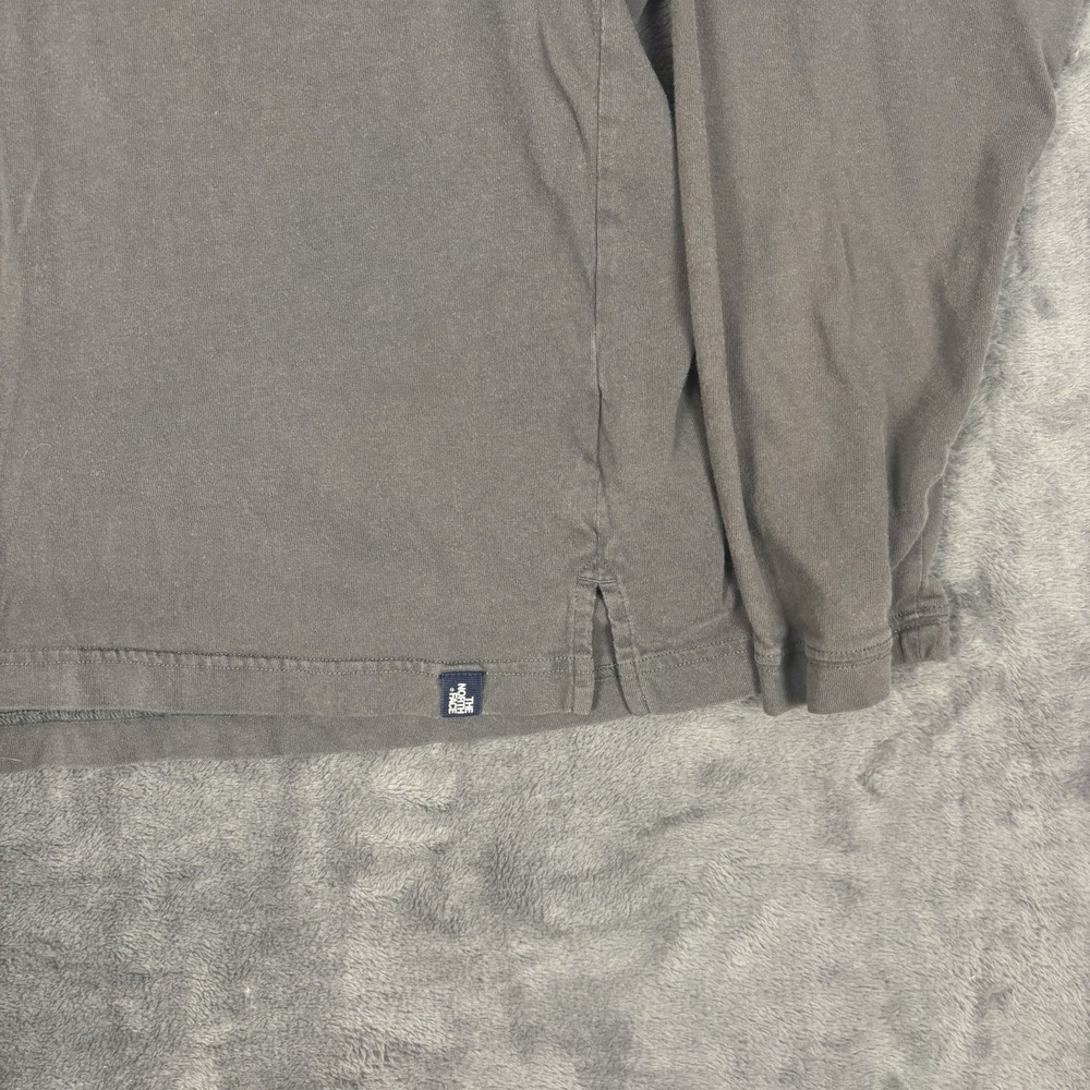The North Face Men's Dark Taupe Long Raglan Sleeve Oversize Tee Size Mβ - Picture 4 of 7